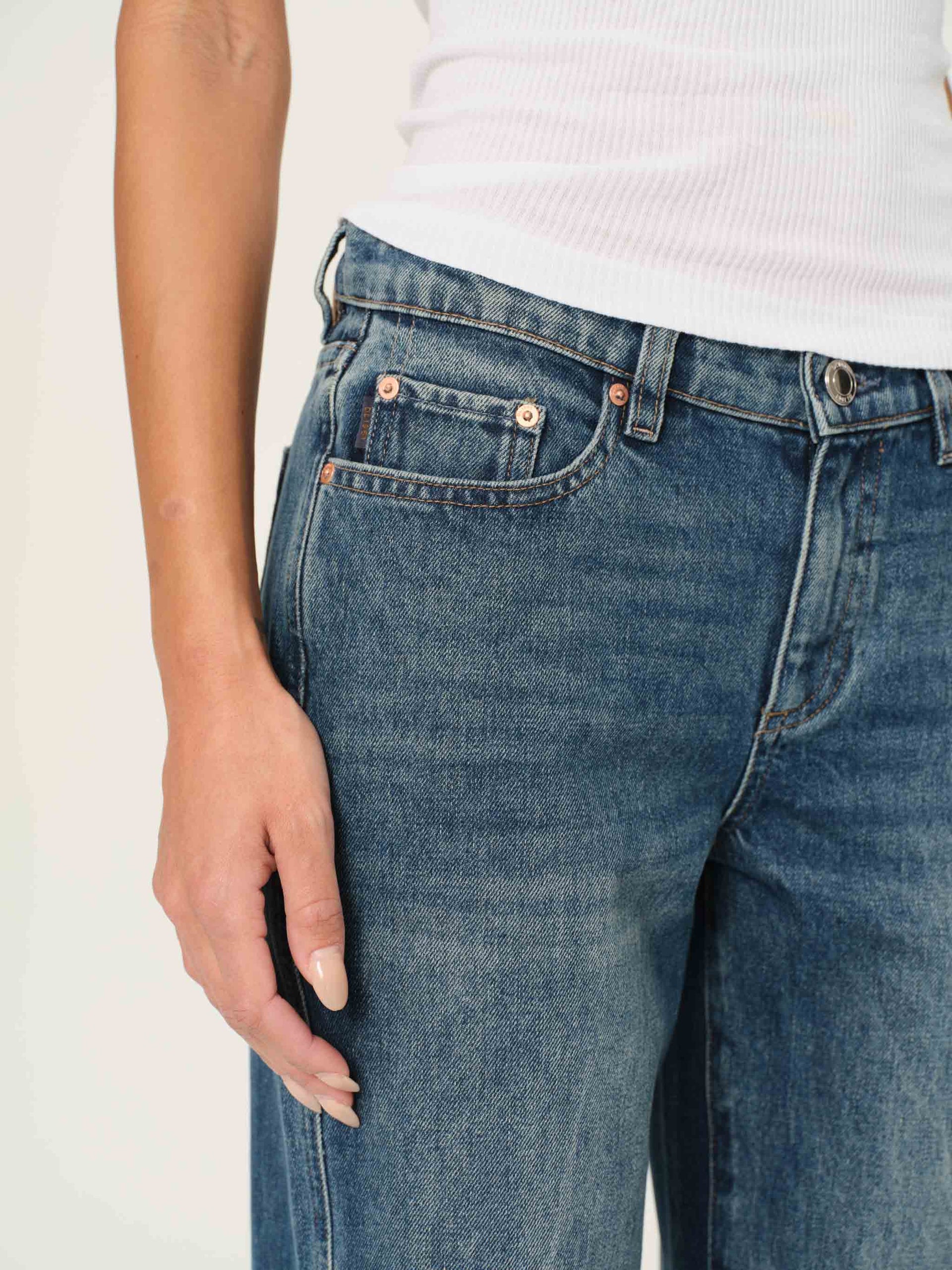 Drue Straight Low Rise Jeans