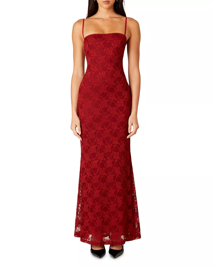 Vetiver Lace Maxi Dress