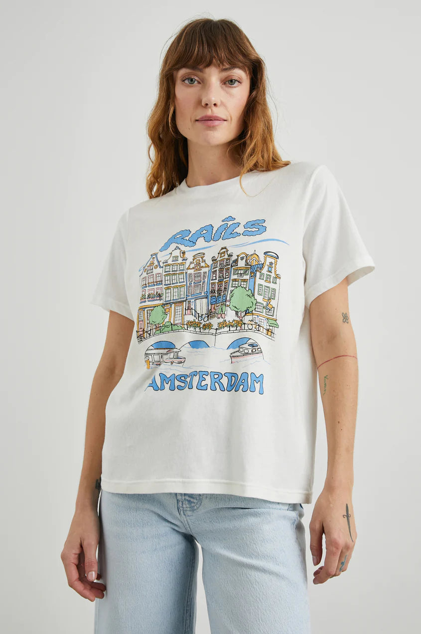 Amsterdam Graphic Boyfriend T-shirt