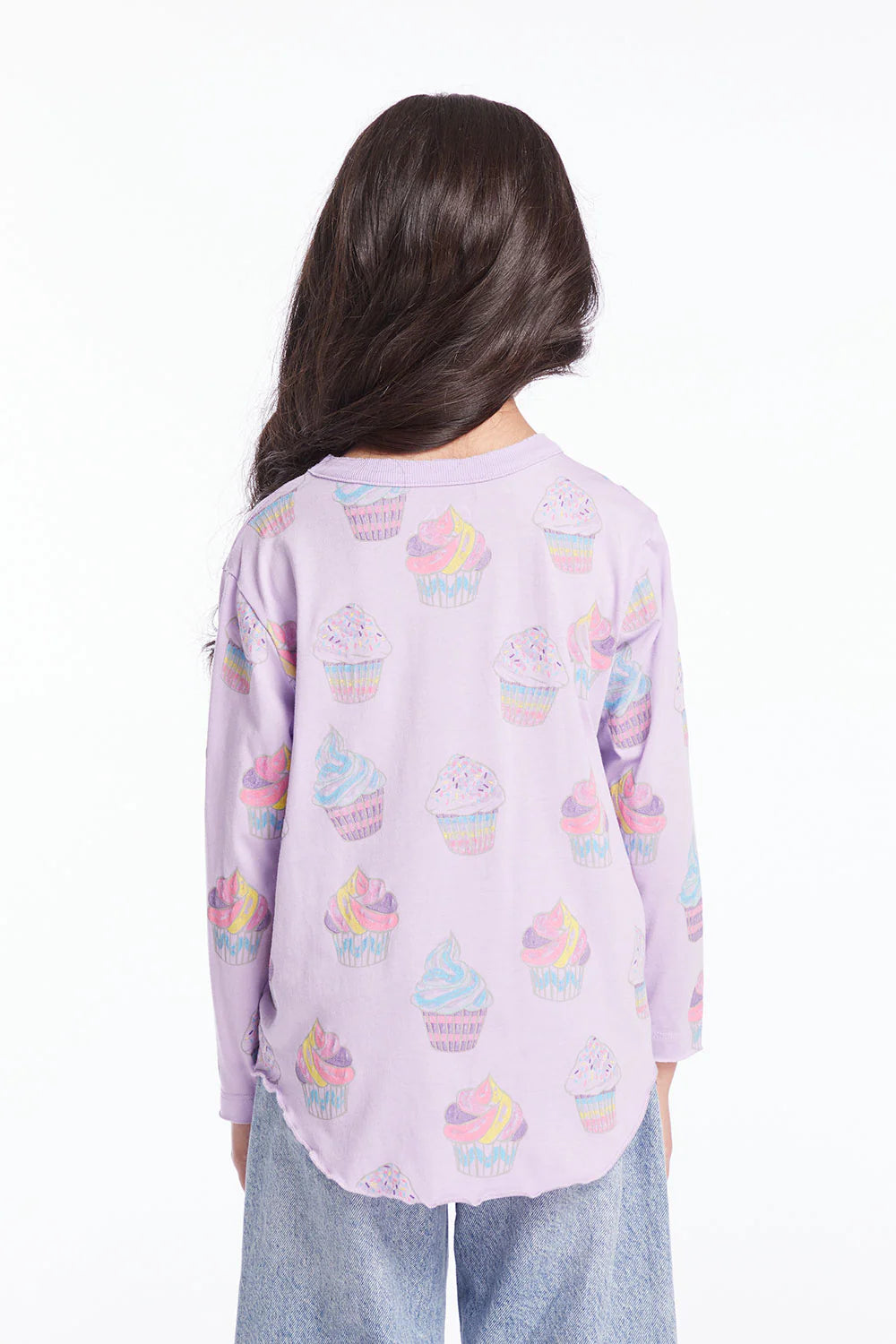 Rainbow Cupcakes Girls Long Sleeve