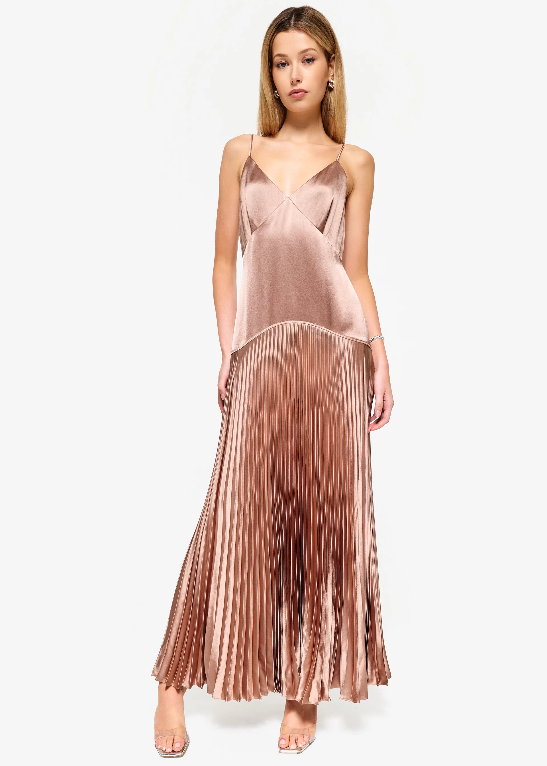 Jennelyn Pleated Gown