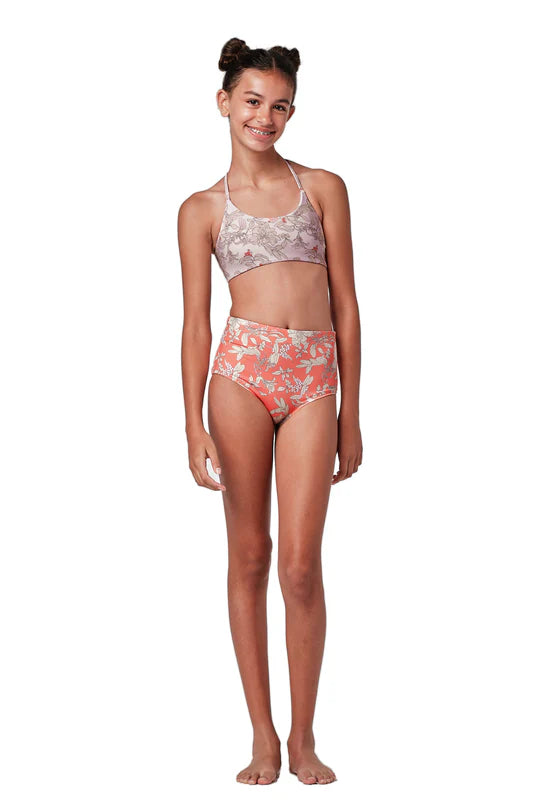 Highs and Lows - Garden Coral Bikini Set