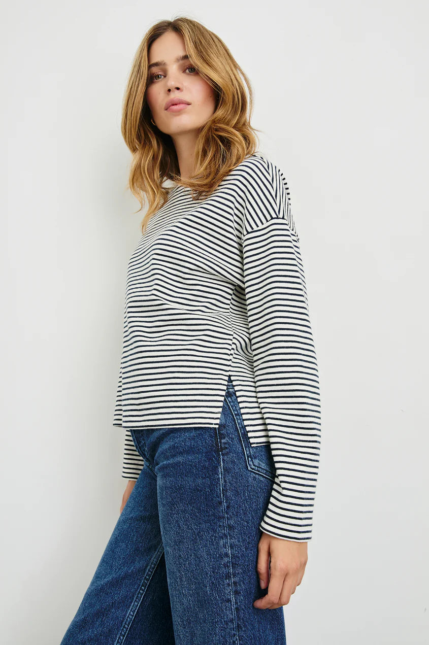 Macy Stripe Long Sleeve Top