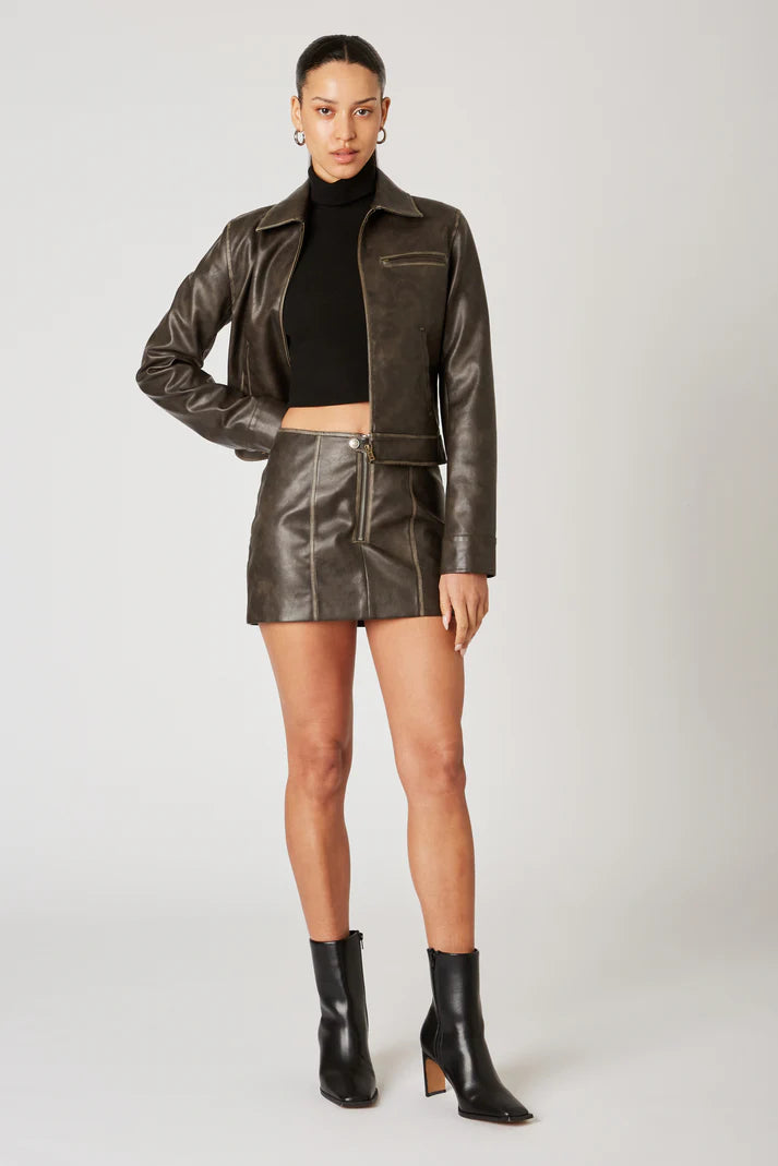 Dallas Vegan Leather Jacket