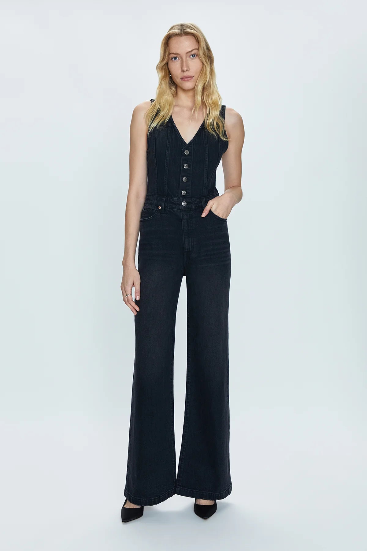 Aria Denim Jumpsuit