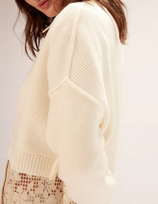 Easy Street Crop Pullover Sweater