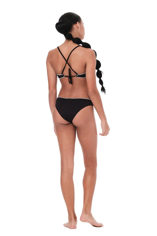 Stitched - Black Bikini Set