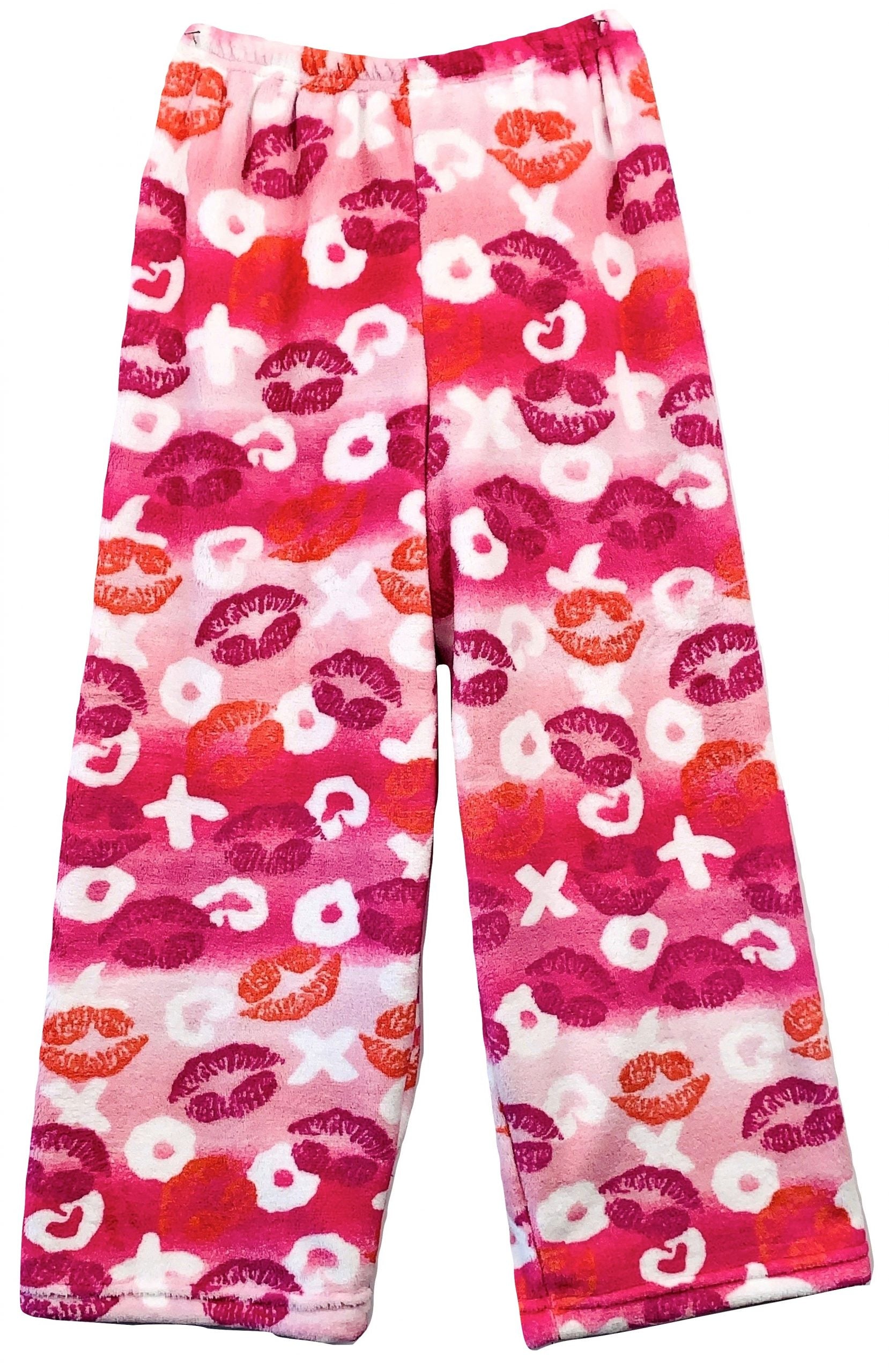 Printed Fuzzy Pants