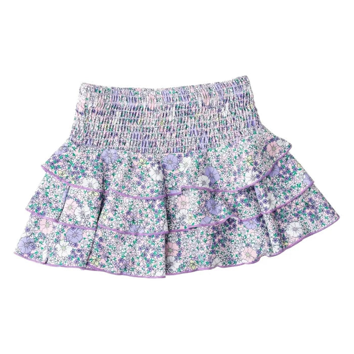 Flower Power Ruffle Skirt