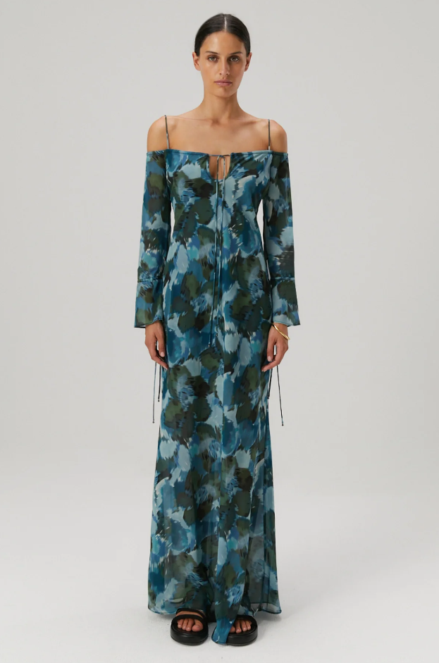 Halcyon Print Aracely Maxi Dress