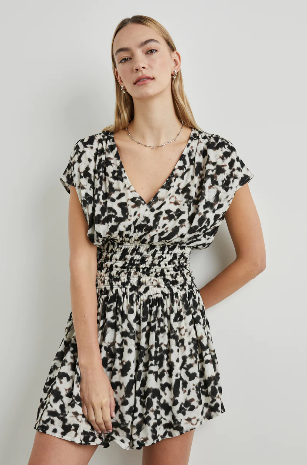 Blurred Cheetah Siera Dress