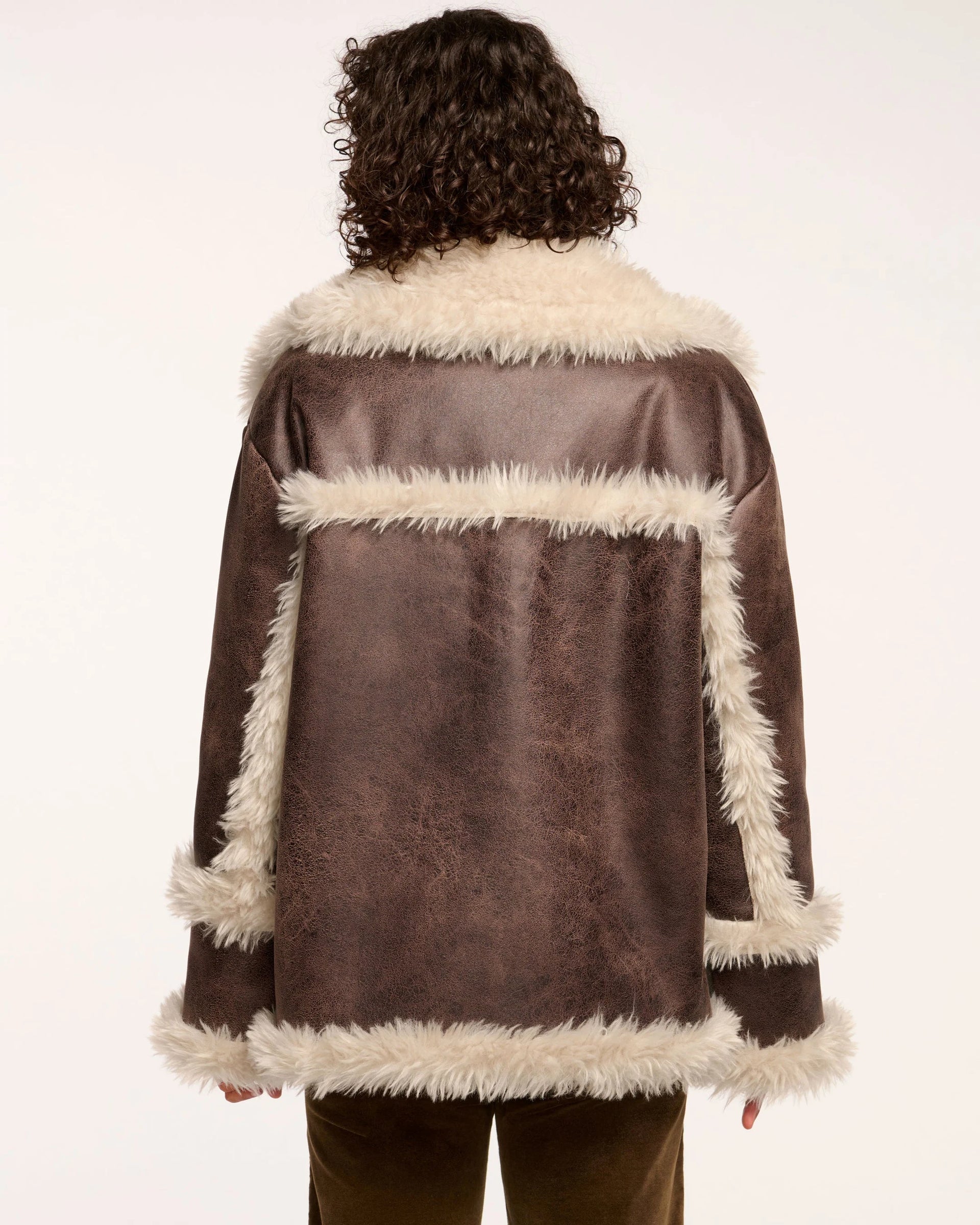 Hal Faux Shearling Coat