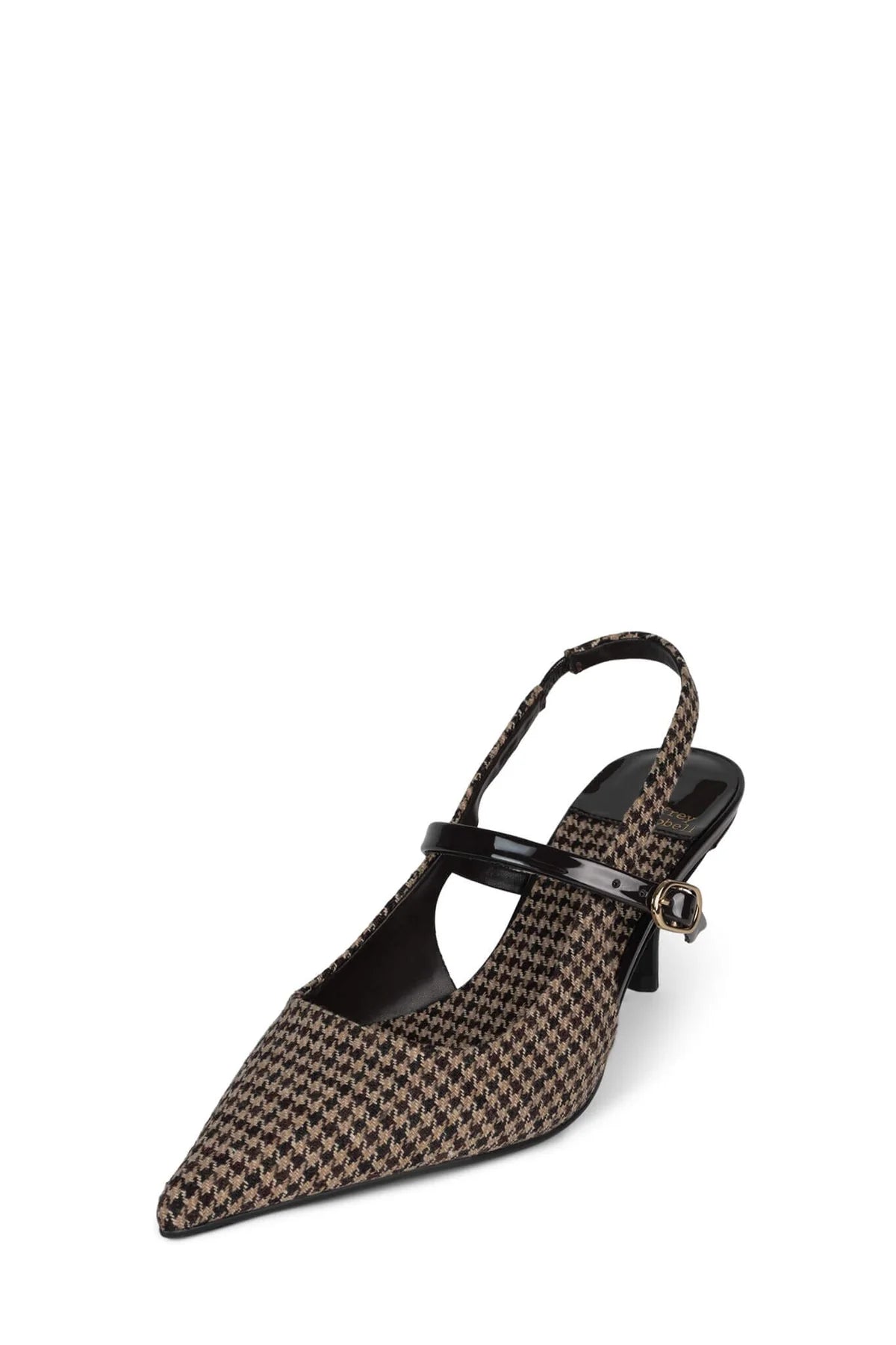 Tanya-SB Houndstooth Slingback Pump