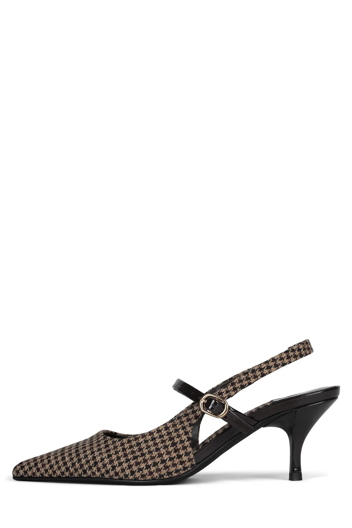 Tanya-SB Houndstooth Slingback Pump