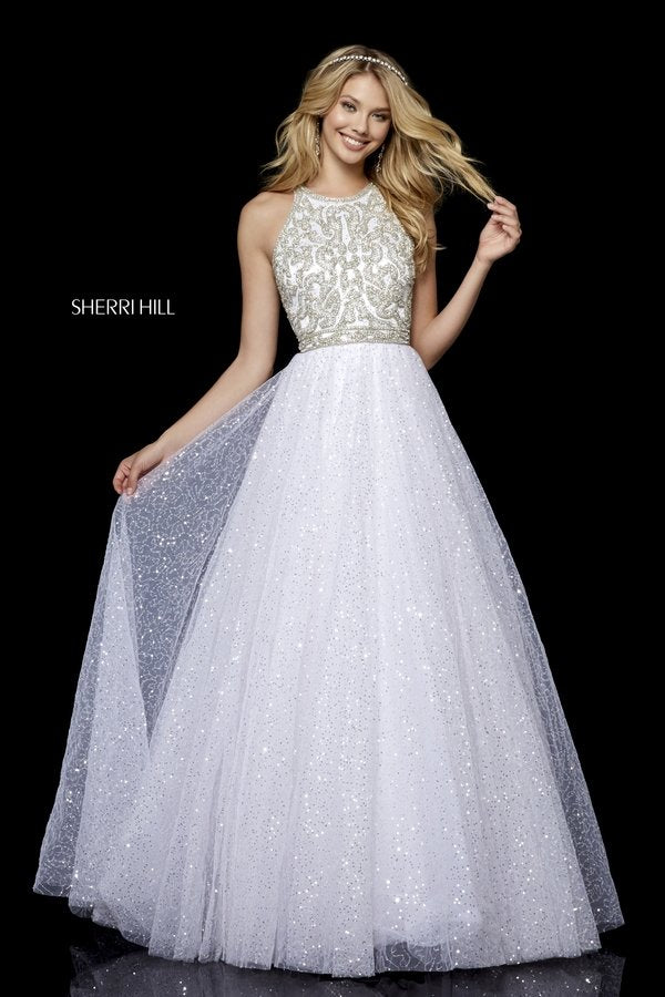 Sherri Hill style 52277 SALE LIGHT BLUE 0