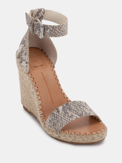 Dolce Vita stone snake Noor wedges